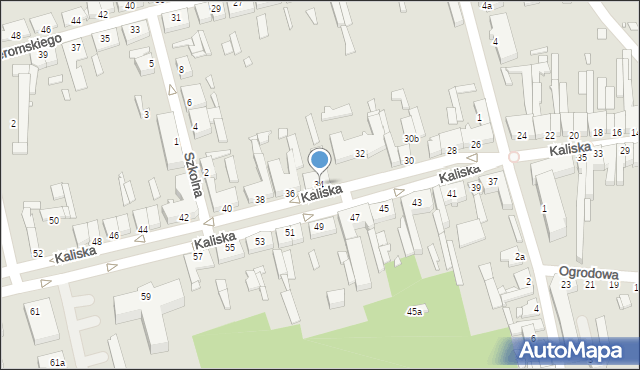 Turek, Kaliska, 34, mapa Turka