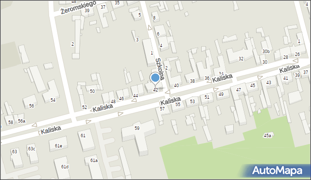 Turek, Kaliska, 42, mapa Turka