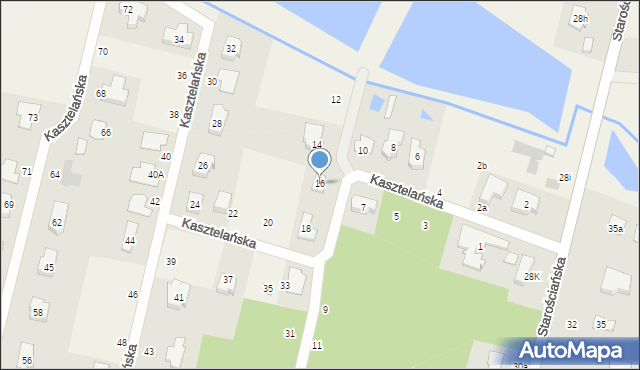 Tuszynek Majoracki, Kasztelańska, 16, mapa Tuszynek Majoracki