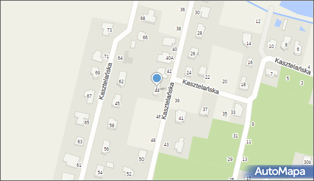Tuszynek Majoracki, Kasztelańska, 44, mapa Tuszynek Majoracki