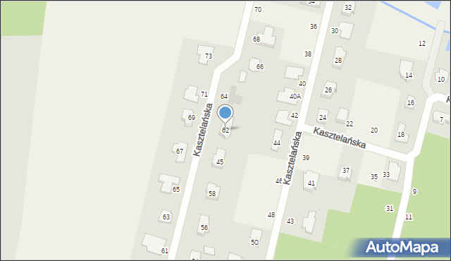 Tuszynek Majoracki, Kasztelańska, 62, mapa Tuszynek Majoracki