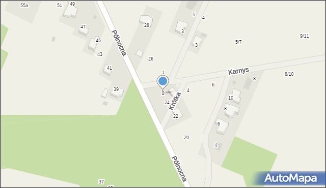 Twarda, Karnys, 2, mapa Twarda