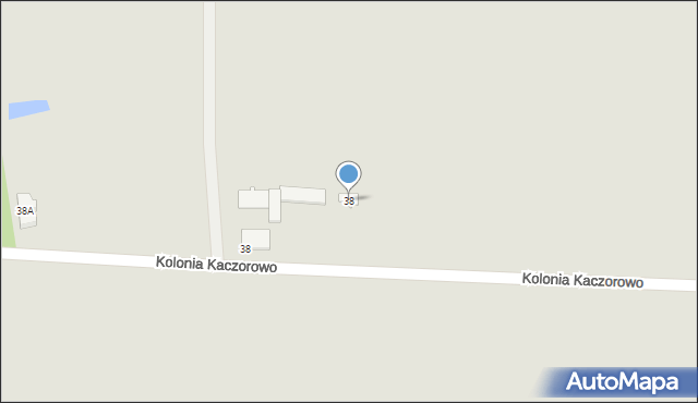 Tykocin, Kaczorowo, Kol., 38, mapa Tykocin