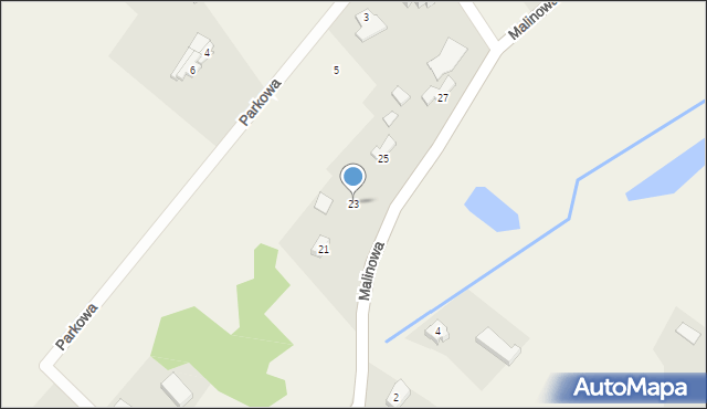 Ulkowy, Kasztanowa, 23, mapa Ulkowy