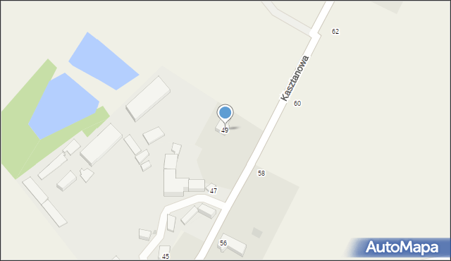 Ulkowy, Kasztanowa, 49, mapa Ulkowy