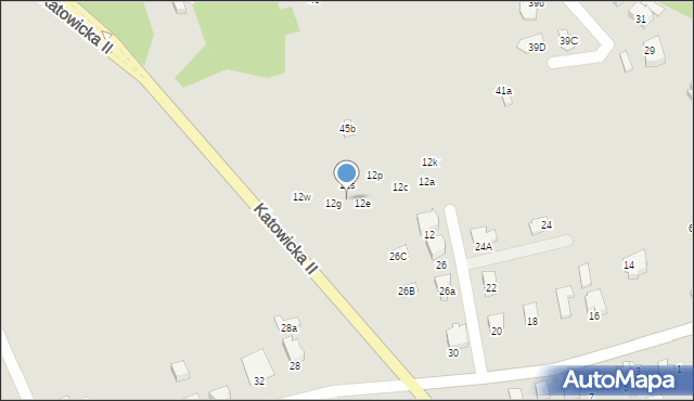 Ustroń, Katowicka II, 12f, mapa Ustroń