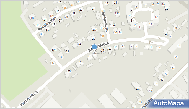 Wągrowiec, Kasprowicza Jana, 17, mapa Wągrowiec