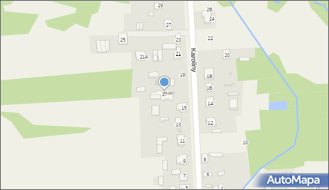 Wanaty, Karoliny, 17, mapa Wanaty