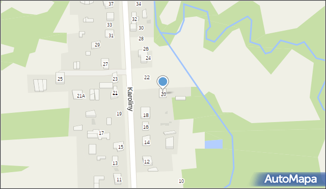 Wanaty, Karoliny, 20, mapa Wanaty