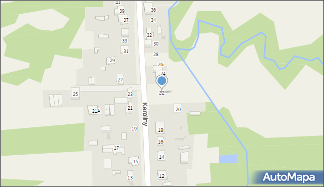 Wanaty, Karoliny, 22, mapa Wanaty