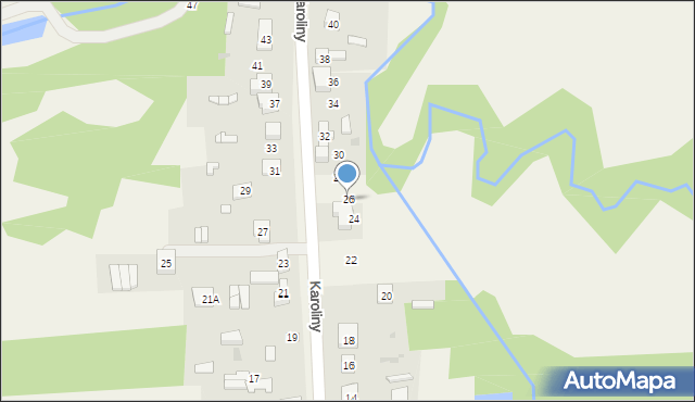 Wanaty, Karoliny, 26, mapa Wanaty