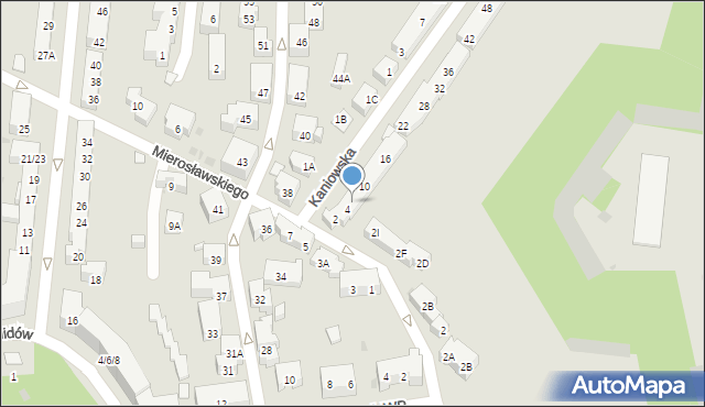 Warszawa, Kaniowska, 6, mapa Warszawy