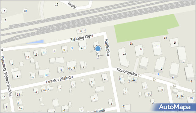 Warszawa, Kadłubka Wincentego, bp., 4, mapa Warszawy