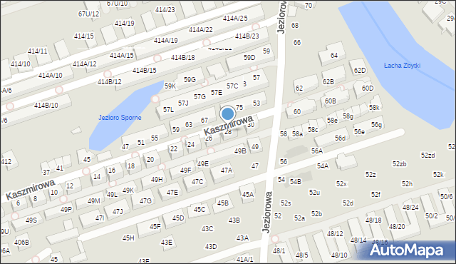 Warszawa, Kaszmirowa, 28, mapa Warszawy