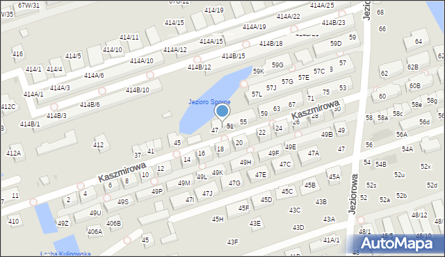 Warszawa, Kaszmirowa, 49, mapa Warszawy