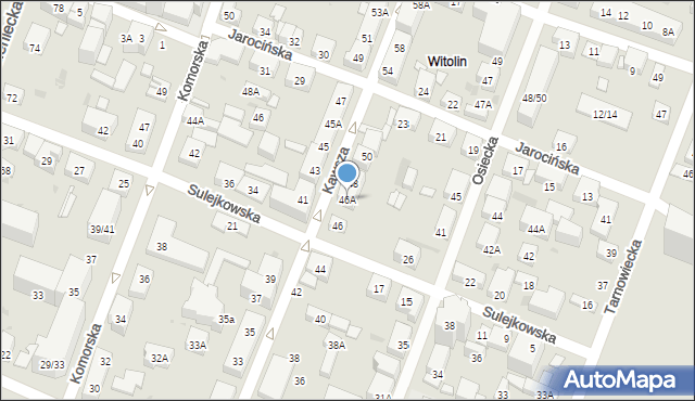 Warszawa, Kawcza, 46A, mapa Warszawy