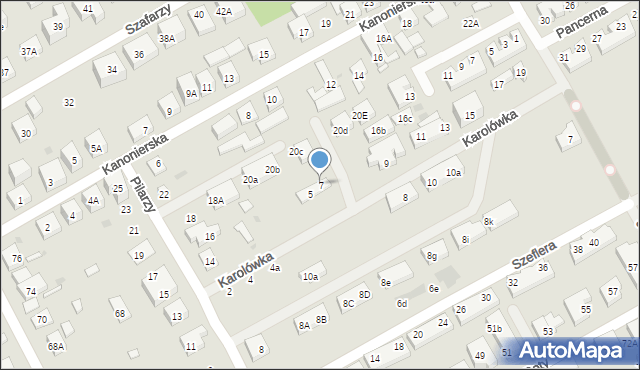 Warszawa, Karolówka, 7, mapa Warszawy