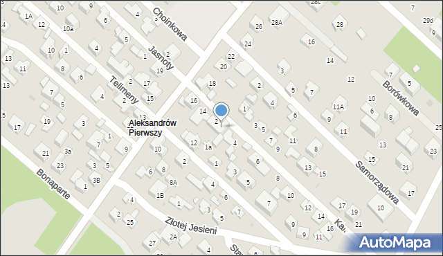 Warszawa, Kalinowa, 2a, mapa Warszawy