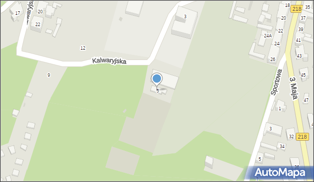 Wejherowo, Kalwaryjska, 5, mapa Wejherowo