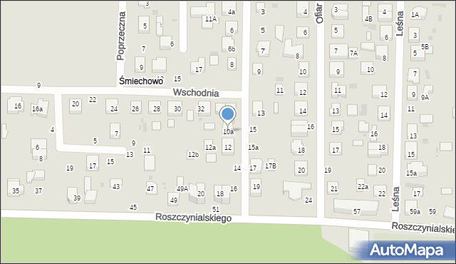 Wejherowo, Kamienna, 10a, mapa Wejherowo