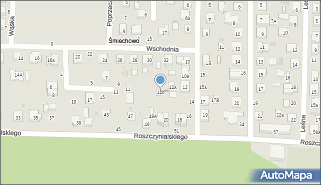 Wejherowo, Kamienna, 12b, mapa Wejherowo