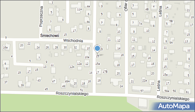 Wejherowo, Kamienna, 15, mapa Wejherowo