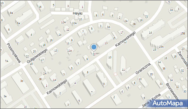 Wejherowo, Karnowskiego Jana, 11, mapa Wejherowo