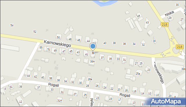 Wejherowo, Karnowskiego Jana, 39, mapa Wejherowo