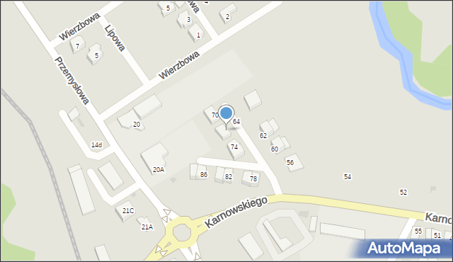 Wejherowo, Karnowskiego Jana, 72, mapa Wejherowo