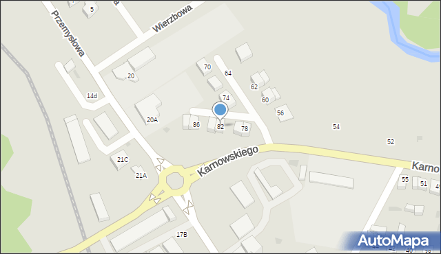 Wejherowo, Karnowskiego Jana, 82, mapa Wejherowo