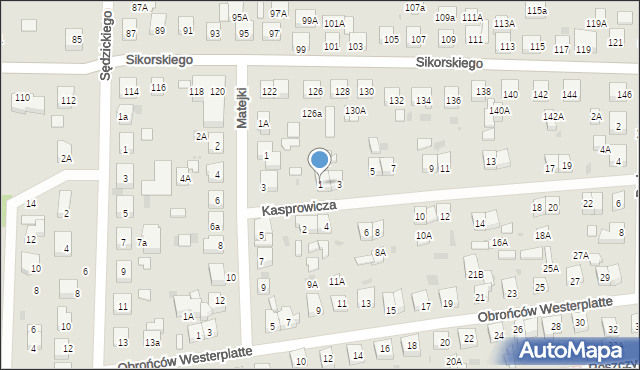 Wejherowo, Kasprowicza Jana, 1, mapa Wejherowo