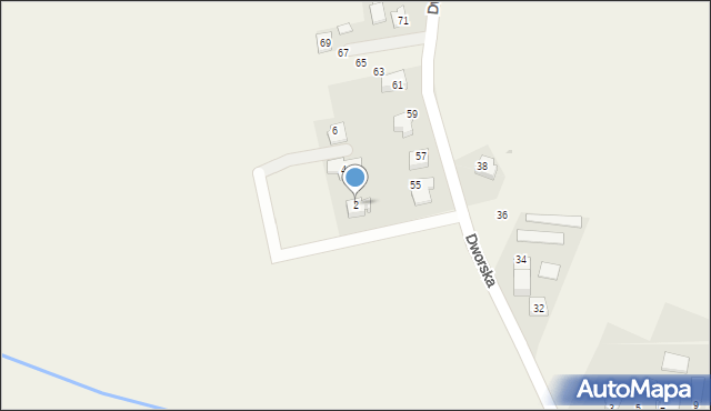 Więcławice Dworskie, Kamienna, 2, mapa Więcławice Dworskie