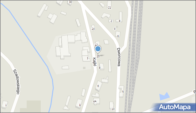 Wielbark, Kajki Michała, 10, mapa Wielbark