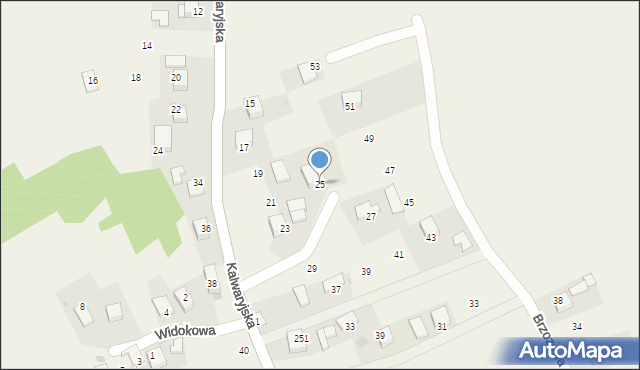 Wielkie Drogi, Kalwaryjska, 25, mapa Wielkie Drogi