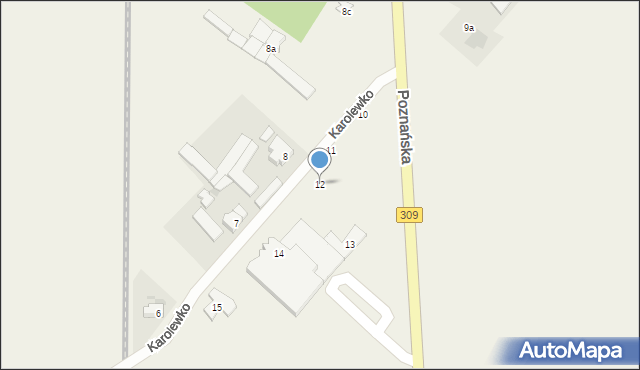 Wilkowice, Karolewko, 12, mapa Wilkowice