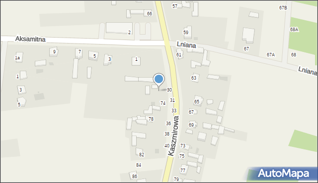 Wincentów, Kaszmirowa, 72, mapa Wincentów