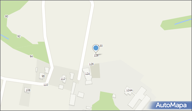 Witkowice, Kanada, 128, mapa Witkowice