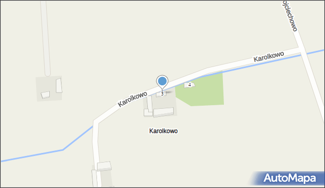 Wojciechowo, Karolkowo, 3, mapa Wojciechowo