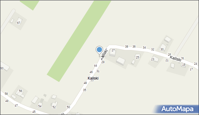 Wola Kalinowska, Kaliski, 42, mapa Wola Kalinowska