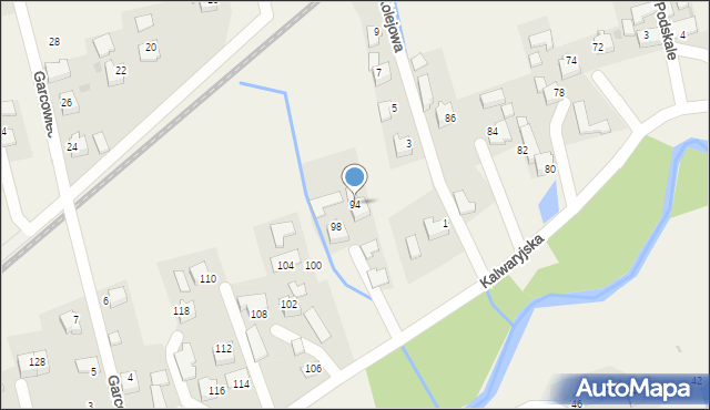 Wola Radziszowska, Kalwaryjska, 94, mapa Wola Radziszowska