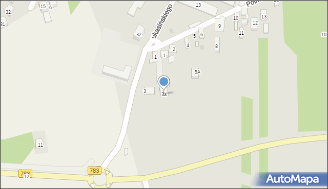 Wolbrom, Kamienna Góra, 3a, mapa Wolbrom