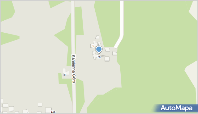 Wolbrom, Kamienna Góra, 7a, mapa Wolbrom