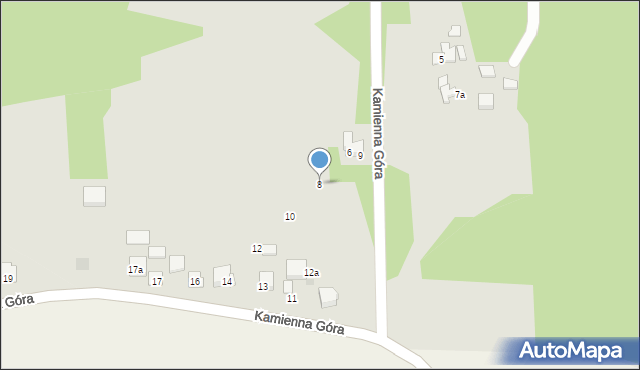 Wolbrom, Kamienna Góra, 8, mapa Wolbrom