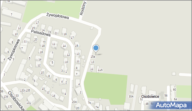 Wrocław, Kapliczna, 15b, mapa Wrocławia