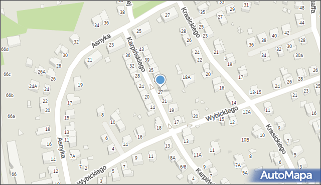 Wrocław, Karpińskiego Franciszka, 27, mapa Wrocławia