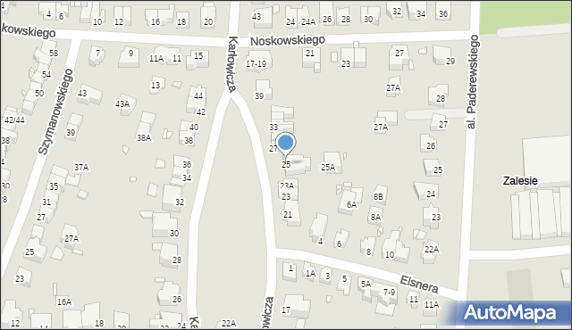 Wrocław, Karłowicza Mieczysława, 25, mapa Wrocławia