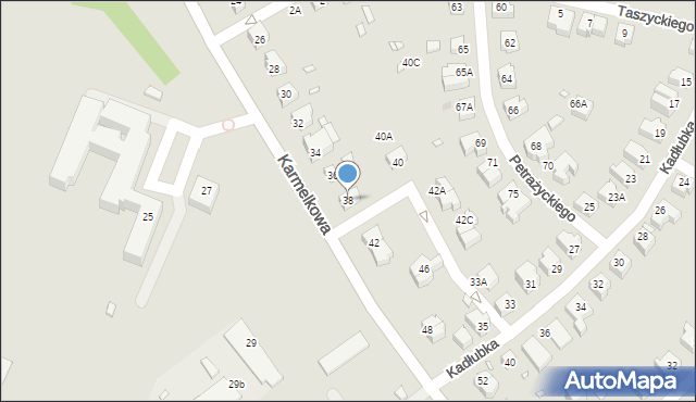 Wrocław, Karmelkowa, 38, mapa Wrocławia