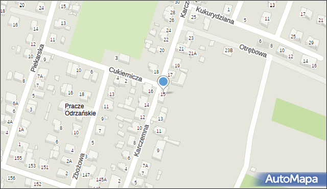 Wrocław, Karczemna, 15, mapa Wrocławia