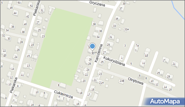 Wrocław, Karczemna, 30, mapa Wrocławia