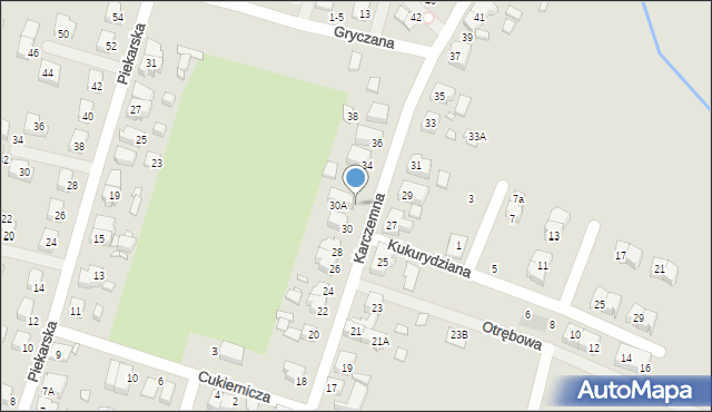 Wrocław, Karczemna, 32, mapa Wrocławia